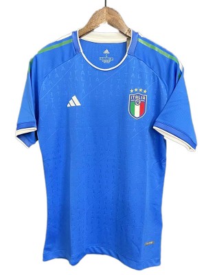 Italia maglia edizione speciale divisa da calcio azzurra kit da calcio da uomo top maglia sportiva Coppa Euro 2024